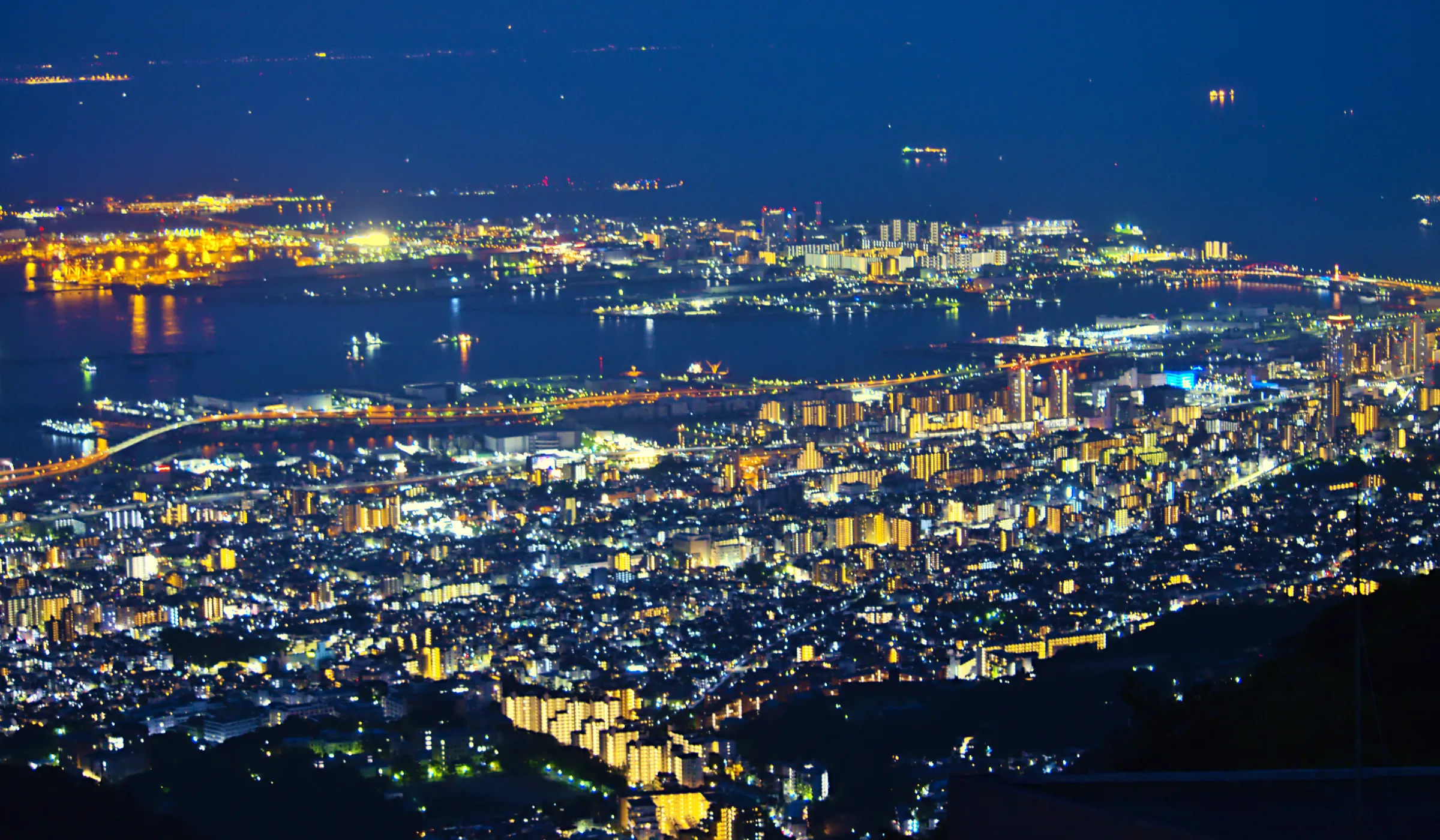 兵庫県神戸の夜景